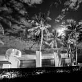 Bayside Sign Black and White Square Bayside Sign black and white