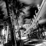 Clevelander South Beach Black and White Square Clevelander South Beach black and white