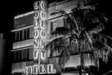 Colony Hotel South Beach Black and White Horizontal Colony Hotel South Beach black and white