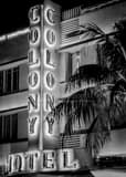 Colony Hotel South Beach Black and White Vertical Colony Hotel South Beach black and white