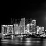 Miami Black and White Square Miami black and white