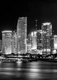 Miami Black and White Vertical Miami black and white