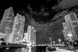 Miami Riverwalk Miami Circle Black and White Horizontal Miami Riverwalk Miami Circle black and white