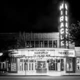 Miracle Theater Coral Gables Black and White Square Miracle Theater Coral Gables black and white