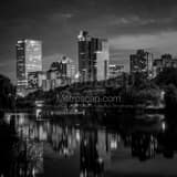Downtown Milwaukee Skyline Black and White Square Downtown Milwaukee Skyline black and white