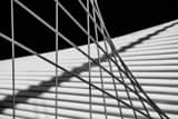 Milwaukee Art Museum Support Cables Black and White Horizontal Milwaukee Art Museum Support Cables black and white