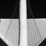 Milwaukee Art Museum Wings Black and White Square Milwaukee Art Museum Wings black and white