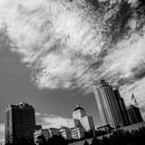 University Club Tower Black and White Square University Club Tower black and white