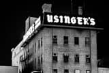 Usingers Sausage Factory Black and White Horizontal Usingers Sausage Factory black and white