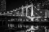 Hennepin Avenue Bridge Black and White Horizontal Hennepin Avenue Bridge black and white