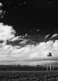 Aneth Utah Water Tower Black and White Vertical Aneth Utah Water Tower black and white