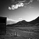 Desolate Roadside Market Tuba City Arizona Black and White Square Desolate Roadside Market Tuba City Arizona black and white