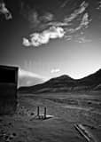 Desolate Roadside Market Tuba City Arizona Black and White Vertical Desolate Roadside Market Tuba City Arizona black and white