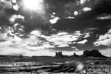 Lens Flares Black and White Horizontal Lens Flares black and white