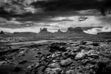 Monument Valley Black and White Horizontal Monument Valley black and white