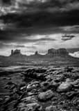 Monument Valley Black and White Vertical Monument Valley black and white