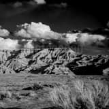 Mountain Range Cameron Arizona Black and White Square Mountain Range Cameron Arizona black and white