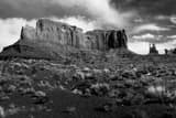 Sandstone Buttes Monument Valley Utah Black and White Horizontal Sandstone Buttes Monument Valley Utah black and white