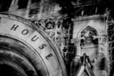 Customs House Black and White Horizontal Customs House black and white