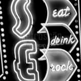 Essentials Of Life Neon Sign Black and White Square Essentials Of Life Neon Sign black and white