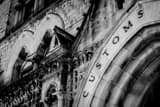 Nashville Customs House Black and White Horizontal Nashville Customs House black and white