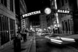 Printers Alley Black and White Horizontal Printers Alley black and white