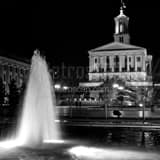 Tennessee State Capitol Victory Park Black and White Square Tennessee State Capitol Victory Park black and white
