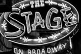 The Stage On Broadway Black and White Horizontal The Stage On Broadway black and white