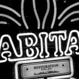 Abita Neon Sign Black and White Square Abita Neon Sign black and white