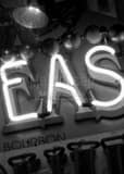 Big Easy Sign Bourbon Street Black and White Vertical Big Easy Sign Bourbon Street black and white