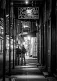 Bourbon Pub Parade Disco Black and White Vertical Bourbon Pub Parade Disco black and white