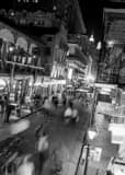 Bourbon Street Black and White Vertical Bourbon Street black and white