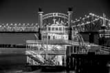 Creole Queen Riverboat Black and White Horizontal Creole Queen Riverboat black and white