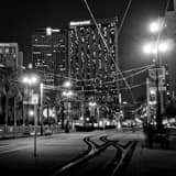 Downtown New Orleans Sheraton Black and White Square Downtown New Orleans Sheraton black and white