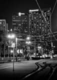 Downtown New Orleans Sheraton Black and White Vertical Downtown New Orleans Sheraton black and white