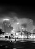 Downtown New Orleans Skyline Black and White Vertical Downtown New Orleans Skyline black and white