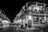 Embers Bourbon Street French Quarter Black and White Horizontal Embers Bourbon Street French Quarter black and white