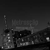 Falstaff Brewery Black and White Square Falstaff Brewery black and white