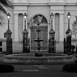 Jackson Square Street Lamps Black and White Square Jackson Square Street Lamps black and white