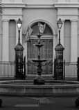 Jackson Square Street Lamps Black and White Vertical Jackson Square Street Lamps black and white
