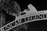 New Orleans Musical Legends Park Black and White Horizontal New Orleans Musical Legends Park black and white