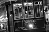 New Orleans Streetcar Black and White Horizontal New Orleans Streetcar black and white