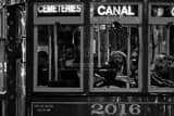 New Orleans Streetcar Black and White Horizontal New Orleans Streetcar black and white