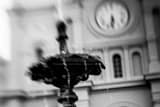 St Louis Cathedral French Quarter Black and White Horizontal St Louis Cathedral French Quarter black and white