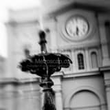 St Louis Cathedral French Quarter Black and White Square St Louis Cathedral French Quarter black and white