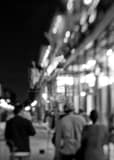 Strolling Down Bourbon Street Black and White Vertical Strolling Down Bourbon Street black and white