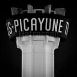 Times Picayune Black and White Square Times Picayune black and white
