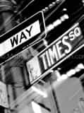42nd Street Times Square Black and White Vertical 42nd Street Times Square black and white