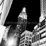 Empire State Building Black and White Square Empire State Building black and white