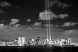 New York City Skyline 911 Black and White Horizontal New York City Skyline 911 black and white
